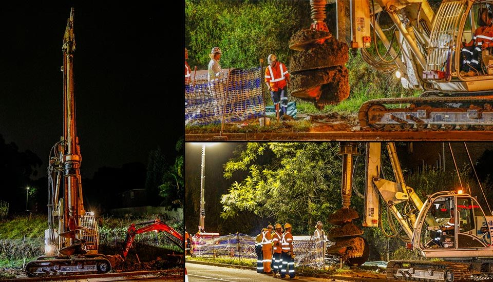 Innovative Piling Project Cumberland Highway, Wentworthville